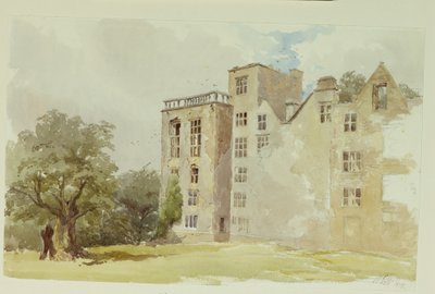 Hardwick Old Hall de William Henry Hunt