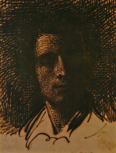 Retrato de J. E. Millais de William Henry Hunt