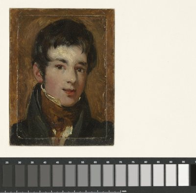 Retrato del pintor James Holland de William Henry Hunt