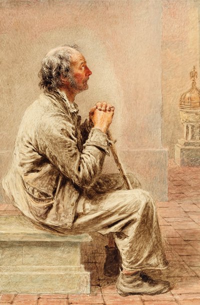 Devoción Rústica, c.1840 de William Henry Hunt