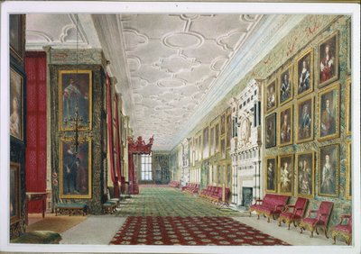 La Galería Larga, Hardwick de William Henry Hunt