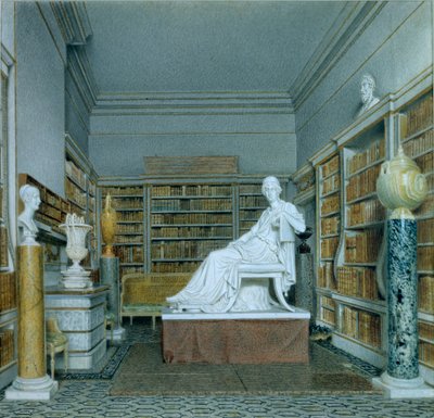 La Antigua Biblioteca, Chatsworth de William Henry Hunt