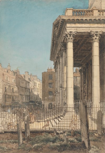 Pórtico de St. Martin-in-the-Fields de William Henry Hunt