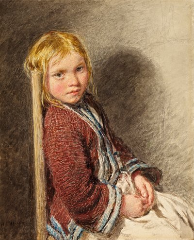 El modelo tímido, c.1840 de William Henry Hunt