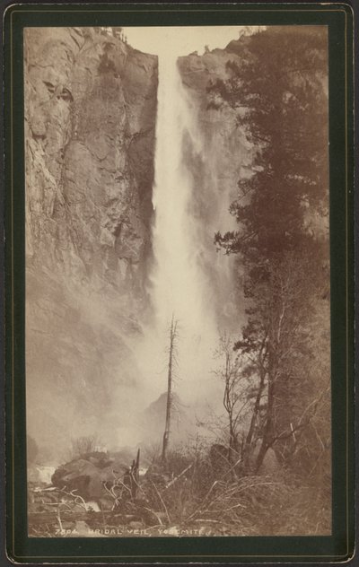 Velo de la Novia, Yosemite de William Henry Jackson