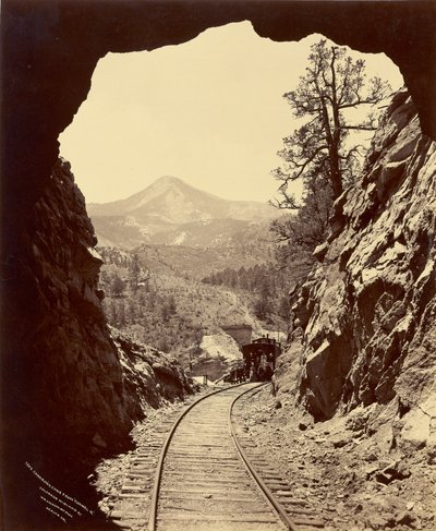 Cono de Cameron del "Túnel 4", Ferrocarril Colorado Midland de William Henry Jackson