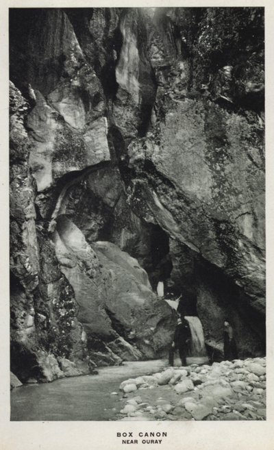 Cañones de Colorado: Box Canon, cerca de Ouray de William Henry Jackson