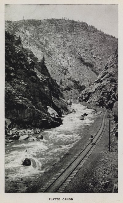 Cañones de Colorado: Platte Canon de William Henry Jackson