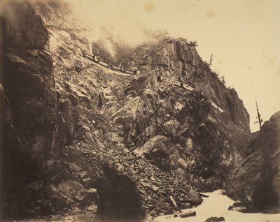 Cañón del Río las Ánimas, c. 1882-1886 de William Henry Jackson