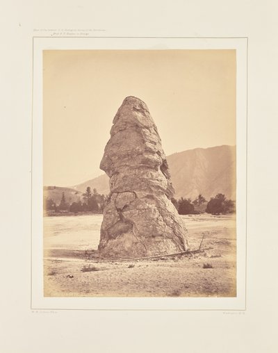 Gorra de la Libertad, Mammoth Hot Springs de William Henry Jackson