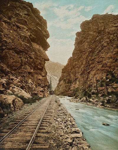 Cañón Clear Creek, Colorado, c.1899 de William Henry Jackson