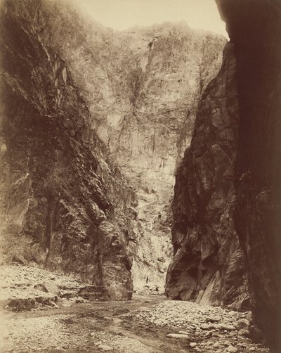 Cañón del río Diamante,1885 (foto) de William Henry Jackson