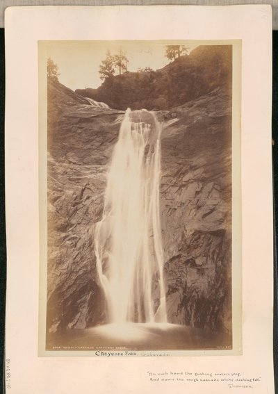 Cascada Media. Cascada Cheyenne de William Henry Jackson