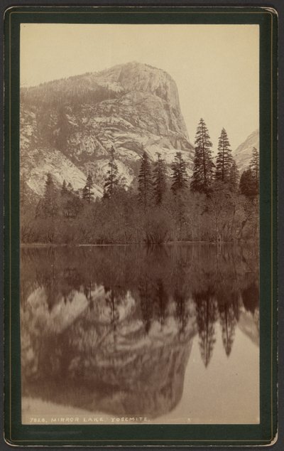 Mirror Lake. Yosemite. de William Henry Jackson