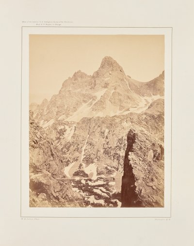 Monte Hayden o Gran Teton de William Henry Jackson