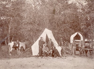 En un viaje al Monte de la Santa Cruz, 1874 de William Henry Jackson