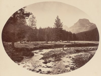 Palace Butte Park, Montañas Gallatin, Territorio de Montana de William Henry Jackson