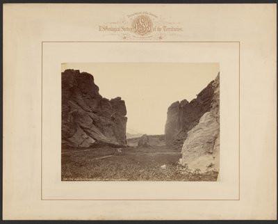 The Beautiful Gate -- Jardín de los Dioses, Colorado de William Henry Jackson