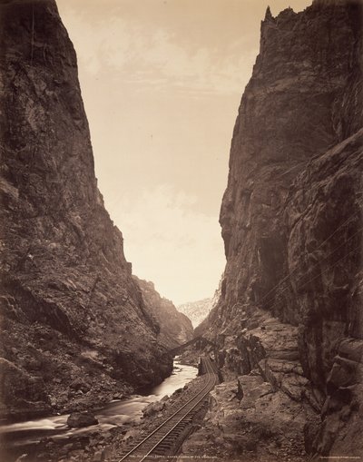 La Garganta Real, Gran Cañón del Arkansas de William Henry Jackson
