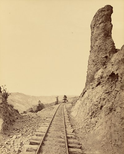 Garganta del Tolteca desde El Portal de William Henry Jackson