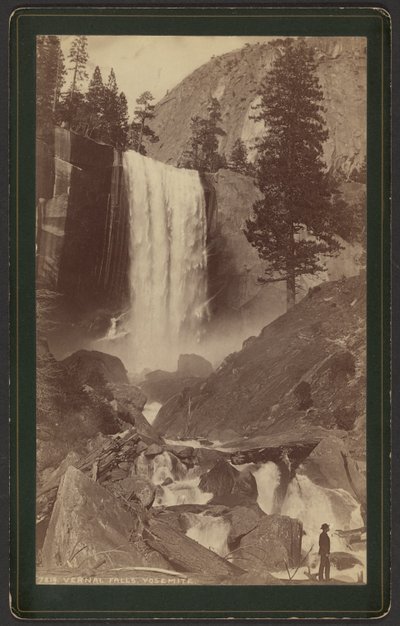 Cataratas Vernal. Yosemite. de William Henry Jackson