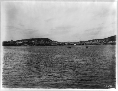 Vladivostok - vista panorámica desde el puerto de William Henry Jackson