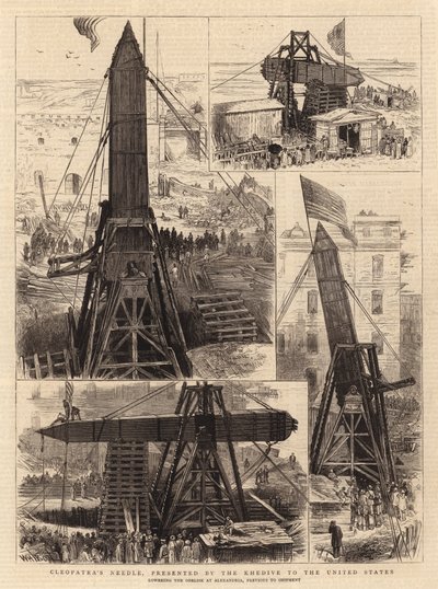 Aguja de Cleopatra, presentada por el Jedive a los Estados Unidos de William Henry James Boot