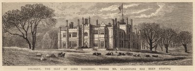 Dalmeny, la residencia de Lord Rosebery, donde se ha alojado el Sr. Gladstone de William Henry James Boot