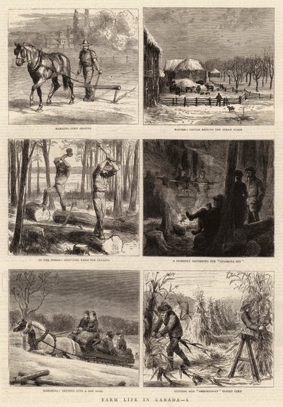 Vida en la granja en Canadá, I de William Henry James Boot