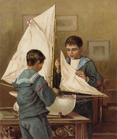 Preparándose para el mar de William Henry James Boot