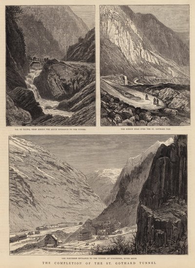 La finalización del túnel de San Gotardo de William Henry James Boot