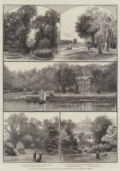 La casa y los terrenos del Duque de Buccleuch, comprados por la parroquia de Richmond de William Henry James Boot