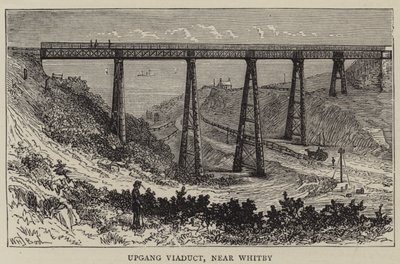 Viaducto de Upgang, cerca de Whitby de William Henry James Boot