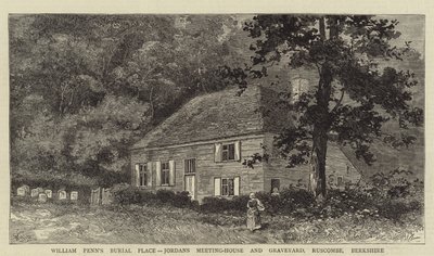 Lugar de Entierro de William Penn, Casa de Reuniones y Cementerio de Jordans, Ruscombe, Berkshire de William Henry James Boot