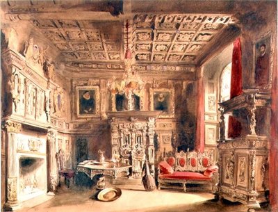 Un Interior Tudor de William Henry Lake Price