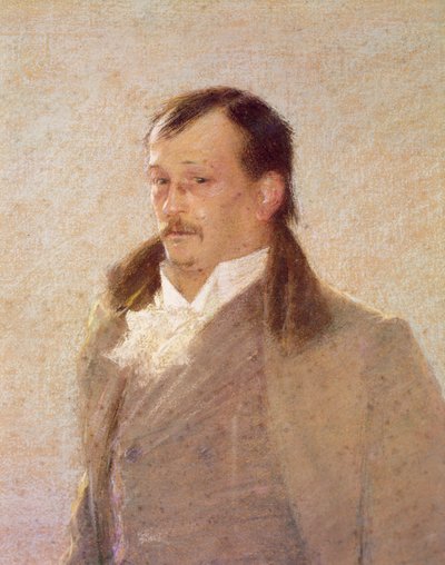 Retrato de Georges Courteline (detalle) de William Henry Lake Price