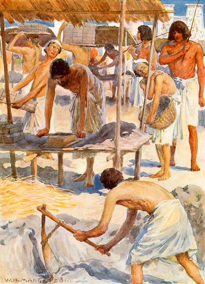 La esclavitud egipcia de William Henry Margetson
