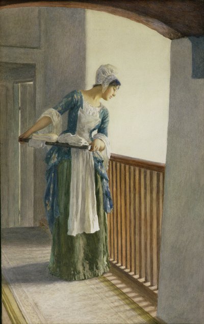 La criada de la lavandería, c.1920 de William Henry Margetson