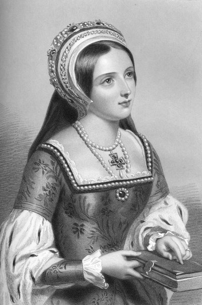Catherine Parr, la sexta esposa del Rey Enrique VIII de William Henry Mote