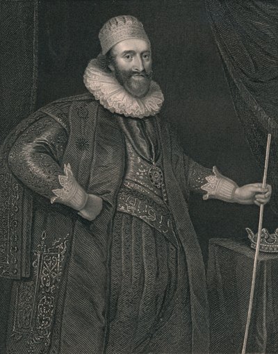 Lodowick Stuart, Duque de Richmond. Del original de Van Somer, en la colección de The Right H de William Henry Mote