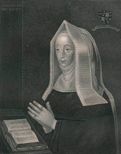 Margarita de Lancaster. Madre de Enrique VII. De la colección del Muy Honorable El Conde de de William Henry Mote