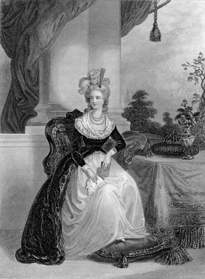 María Antonieta, Reina de Francia y Navarra, c1840-1860 de William Henry Mote
