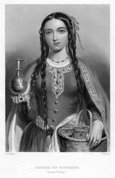 Matilde de Escocia, Reina de Enrique I de William Henry Mote