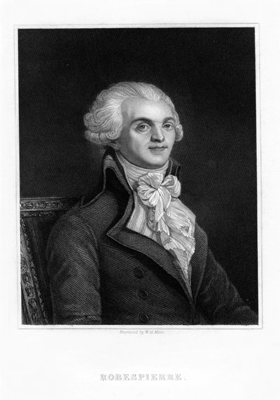 Maximilien Robespierre, uno de los líderes de la Revolución Francesa de William Henry Mote