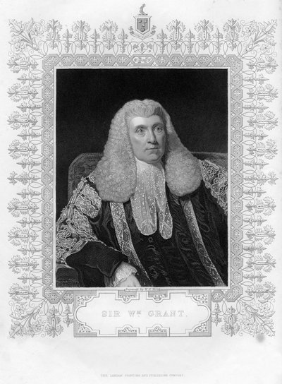 Sir William Grant 1752-1832, abogado y político escocés, siglo XIX de William Henry Mote