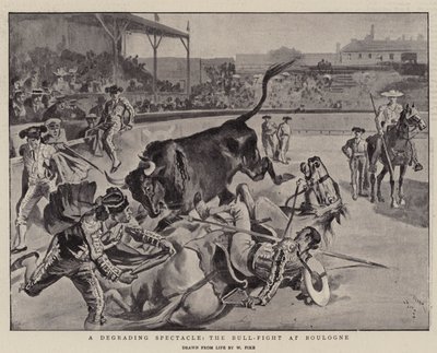 Un espectáculo degradante, la corrida de toros en Boulogne de William Henry Pike