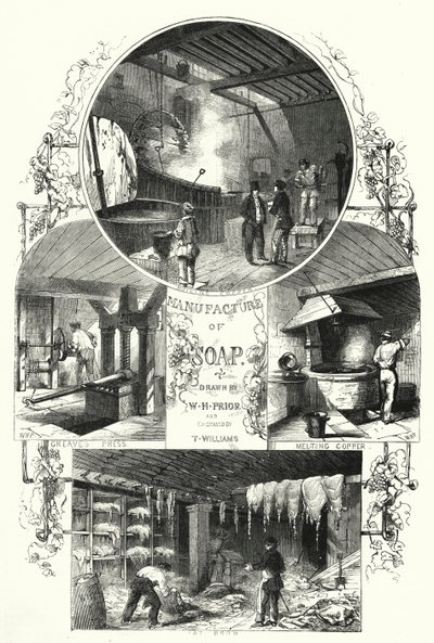 Fabricación de jabón de William Henry Pike