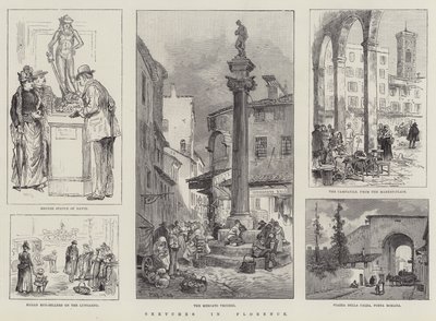 Bocetos en Florencia de William Henry Pike
