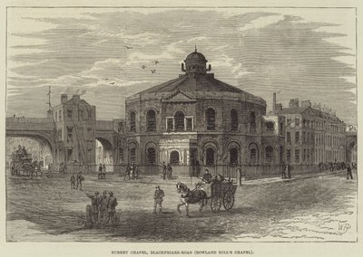 Capilla de Surrey, Blackfriars-Road, Capilla de Rowland Hill de William Henry Pike