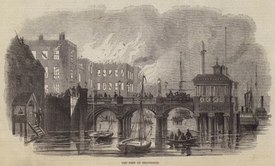 El Incendio en Gravesend de William Henry Pike